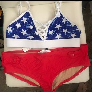 Patriotic 4th July bikini